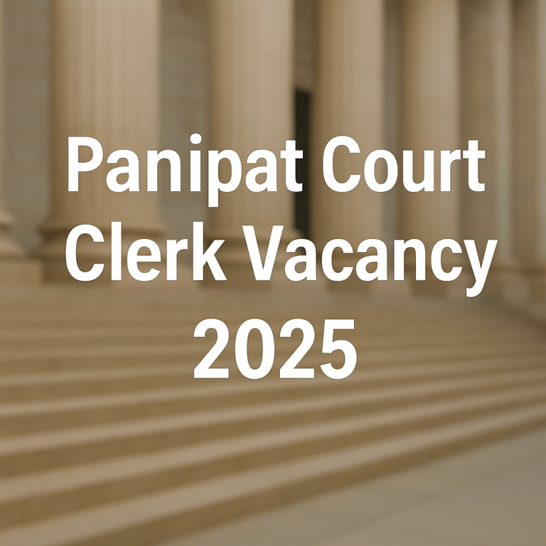 Panipat Court Clerk
